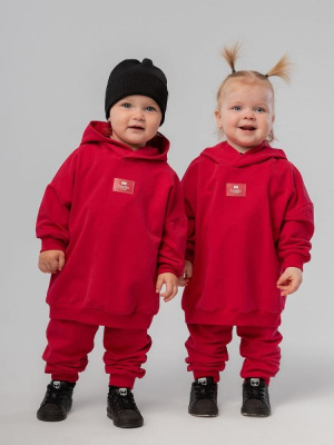 Толстовка + брюки Bodo красный