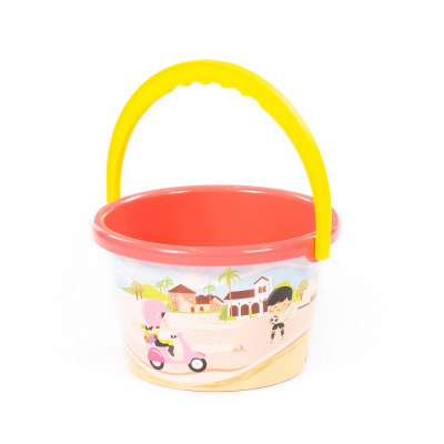 Ведро среднее с наклейкой Полесье