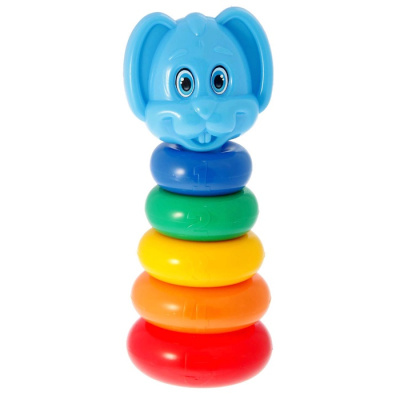 Пирамида Зайка 5 колец 