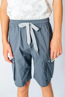 Шорты для мальчика COLABEAR серый