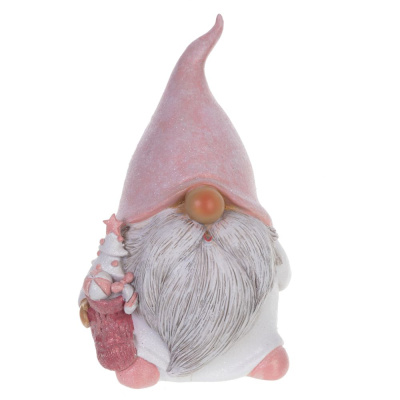 Фигурка новогодняя Гном L11 W10 H17 см