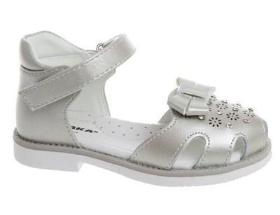Босоножки для девочек Сказка серебро