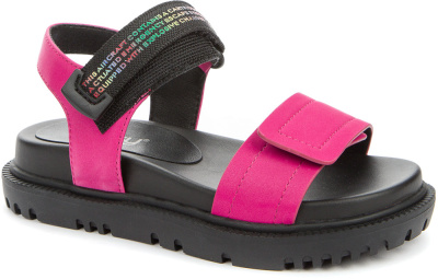 Босоножки для девочки BETSY розовый/черный