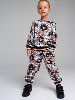 Свитшот + брюки для девочки PlayToday