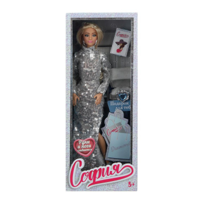 Кукла 29см кукла, руки и ноги сгиб., акс, кор КАРАПУЗ в кор.24шт