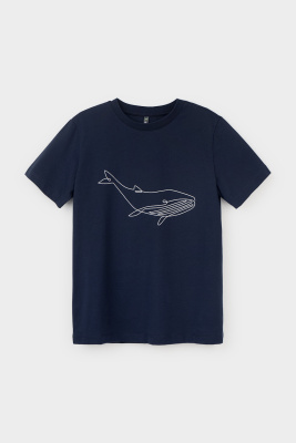 Футболка для мальчика Crockid индиго к388