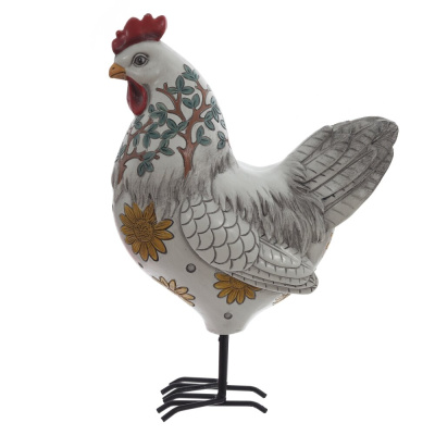 Фигурка декоративная Курица L19 W10 H28 см