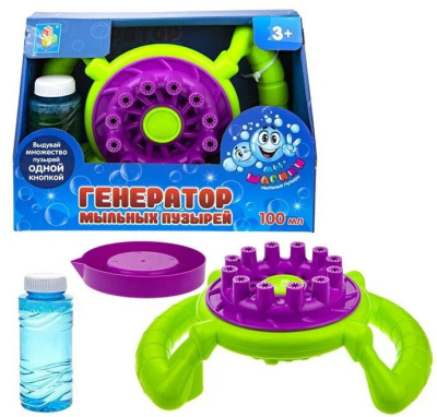Мыльные пузыри Т22217 Мы-шарики!Руль,100 мл 1toy
