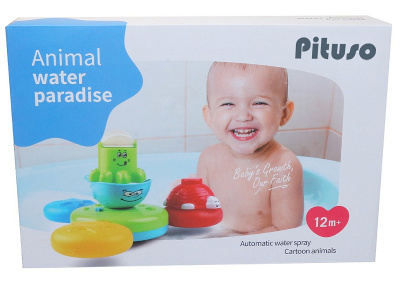 Игрушка для ванной PITUSO ВЕСЕЛЫЙ ОСЬМИНОГ (в кор.24 шт)