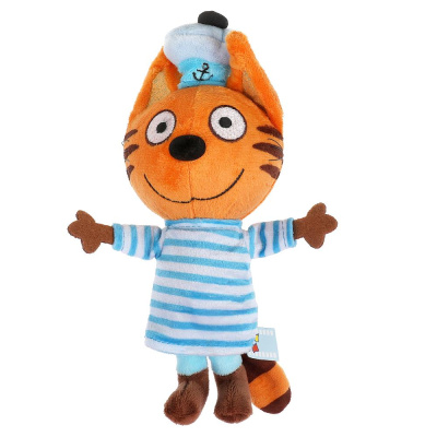 Три Кота Коржик 14см, муз. чип, в пак. МУЛЬТИ-ПУЛЬТИ 