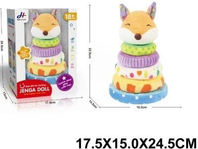 Пирамидка мягкая Лисичка