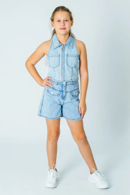 Шорты для девочки Deloras светло-синий