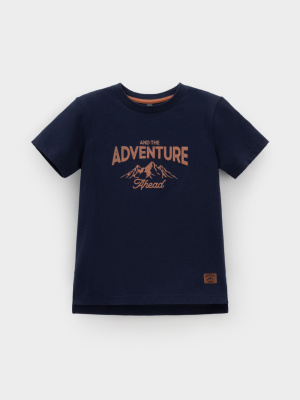 Футболка для мальчика Crockid глубокий синий к622 