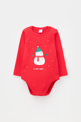 Полукомбинезон Crockid красный мак