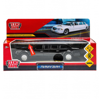 Машина металл свет-звук ЛИМУЗИН 18 см Технопарк 