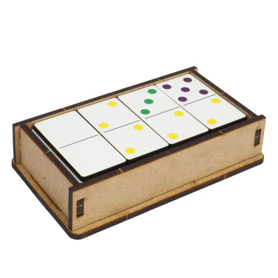 Настольная игра домино термопленка Буратино 