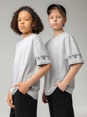 Футболка с коротким рукавом Bodo серый