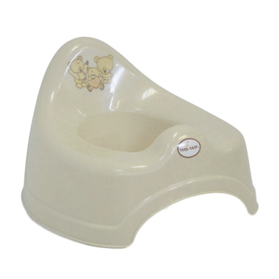 Горшок туалетный ТЕГА со звук.эфф.TEDDY (МИШКИ) бежевый