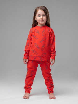 Свитшот + брюки Bodo красный/синий