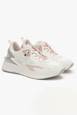 Кроссовки для девочки CROSBY белый-розовый