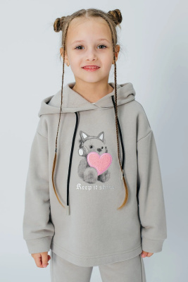 Джемпер для девочки Deloras светло-серый