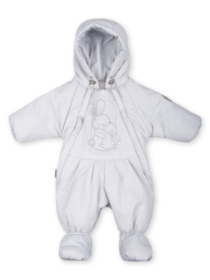 Комбинезон демисезонный Нежность LEO серый