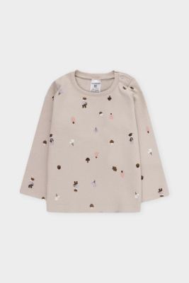 Джемпер Crockid фисташковый мусс колокольчики