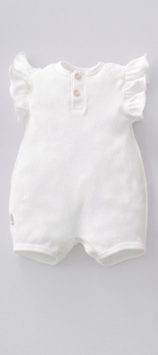 Боди песочник с крылышками Капучино KiDi белый