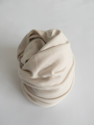 Простыня трикотажная на резинке для детской кроватки "однотон", цвет бежевый 9006/4п