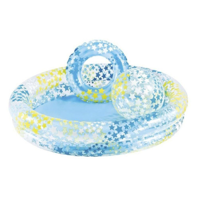 Бассейн Intex Кружок 25х122 см + мяч + круг 59460