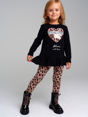 Футболка с длинным рукавом + легинсы для девочки PlayToday