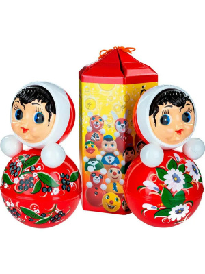 Неваляшка 6С-0023 Девочка расписная 356мм