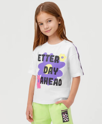 Футболка с коротким рукавом для девочки Button Blue