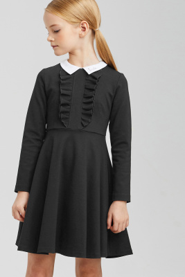 Платье школьное с длинным рукавом Silver Spoon