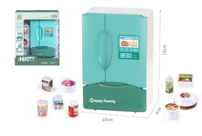 Холодильник с продуктами, свет. и звук. эффекты