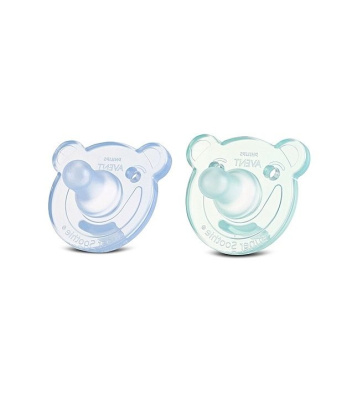 Пустышка силиконовая 3+ м BPA-Free 2шт AVENT