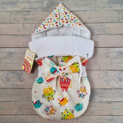 Конверт на выписку JustCute "Олимпиада" весна, бант