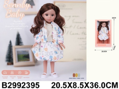 Кукла 35 см, в/к 20,5*8,5*36 см