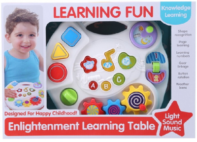 Развивающий столик Воображайка (свет,звук) 29*29*16,5 см PITUSO 