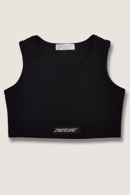 Топ для девочки COLABEAR черный