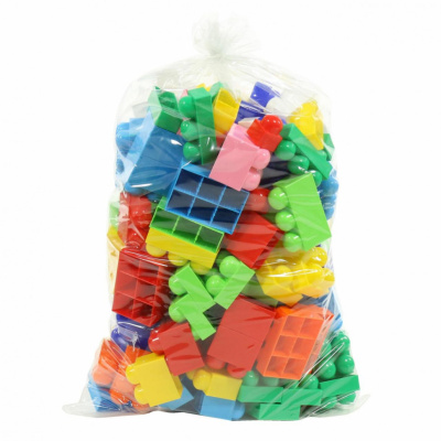 Конструктор Великан 126 элементов в мешке Полесье