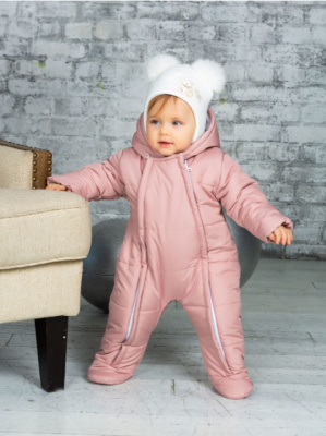 Комбинезон утепленный Carrot персиковый