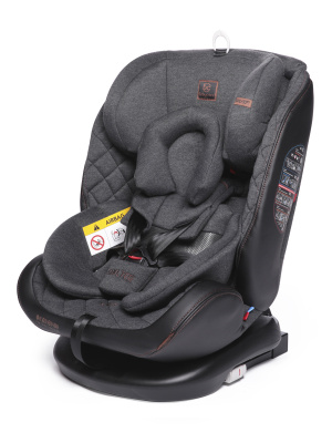 Автокресло SHELTER Baby Care (Поворотная база,ISOFIX) 0-36 кг Eco-Grey