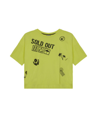 Футболка с коротким рукавом для девочек Gulliver