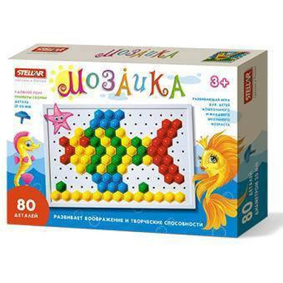 Мозаика, d 13 мм, 80 деталей