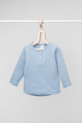 Джемпер для мальчика Crockid пыльно-синий мелкая крапинка