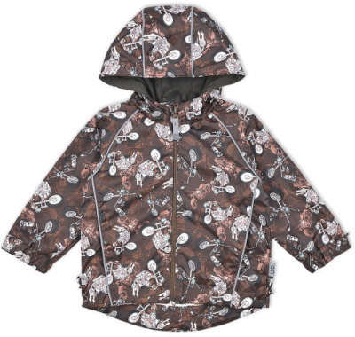 Ветровка LEO Граффити коричневый