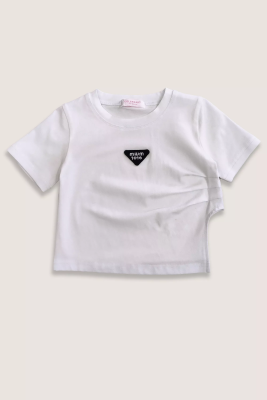 Футболка с коротким рукавом для девочки COLABEAR белый