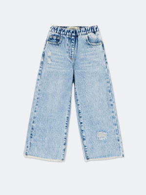 Джинсы для девочки Deloras джинсовый