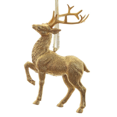 Фигурка декоративная подвесная Олень L9 W3 H13 см